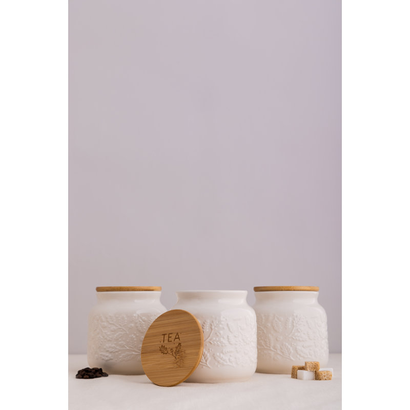 Price & Kensington Acorn Ceramic Jar (Set of 3)