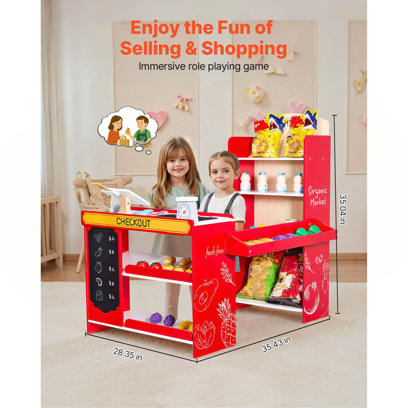 Ensemble de jeu pour enfants avec épicerie