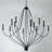 12 - Light Dimmable Tiered Chandelier