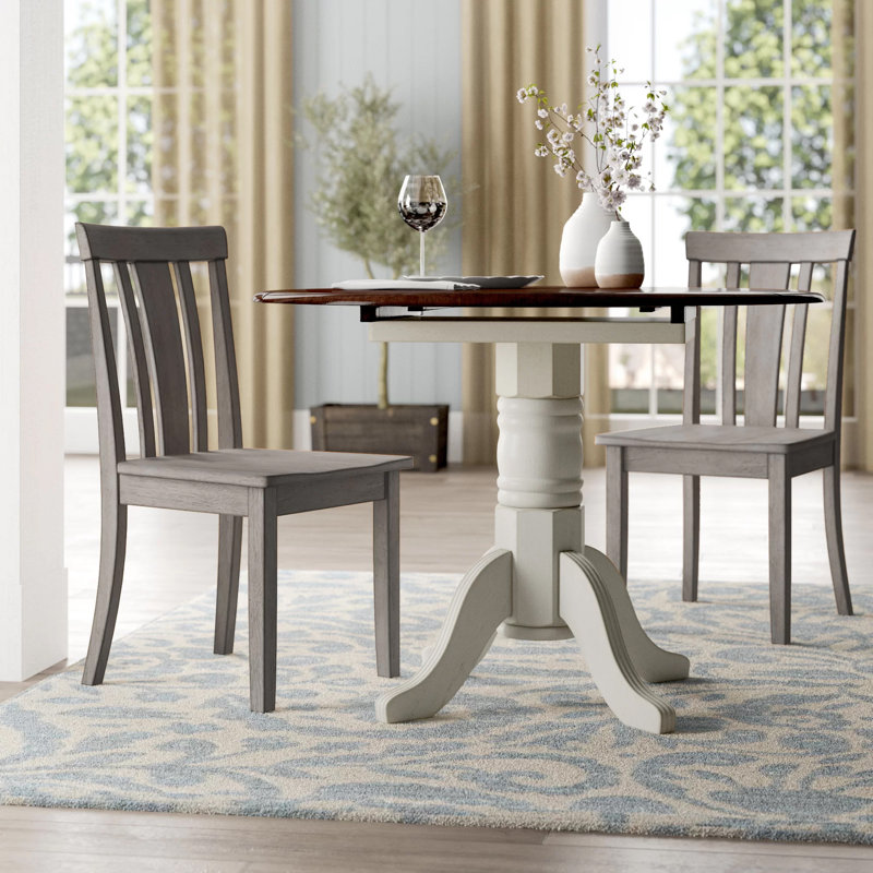 Alexa-Mae 17.15'' H Solid Wood Side Chair, Antique Gray