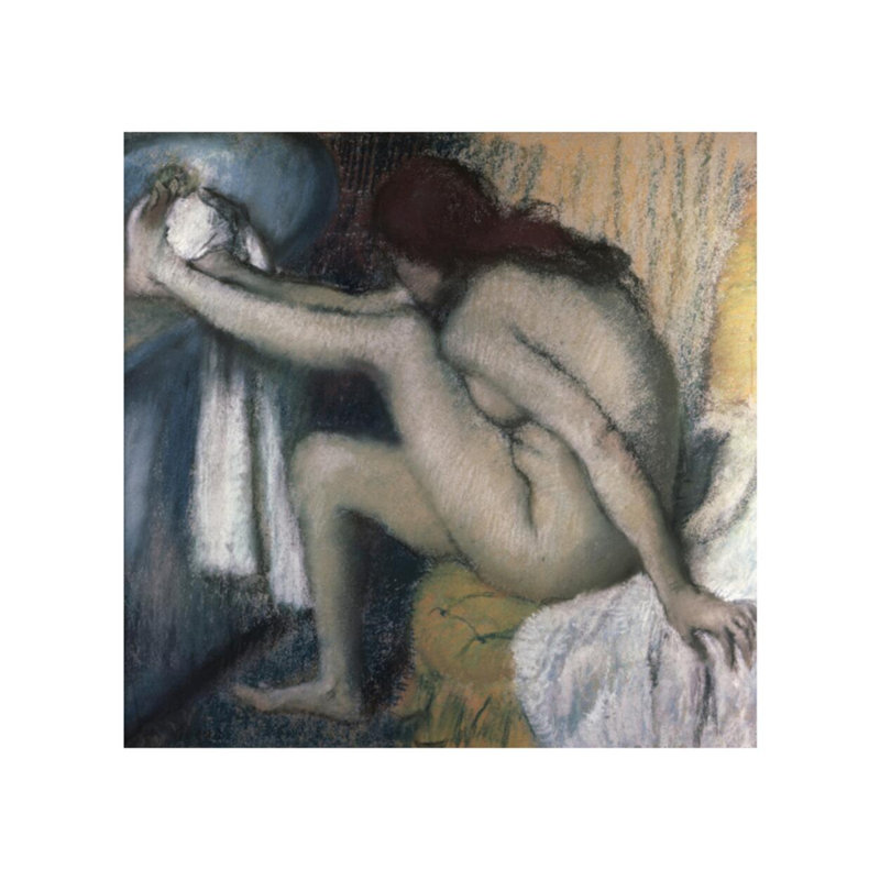 After the Bath by Edgar Degas - Giclee Print, 16" H x 20" W