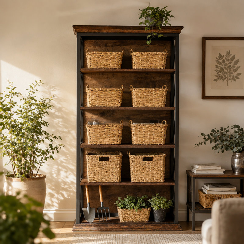 Stylish Shelf,Spacious Bookcase,Modern Style Bookshelf