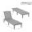 Outdoor Reclining Chaise Lounge (set Of 2)-114308761