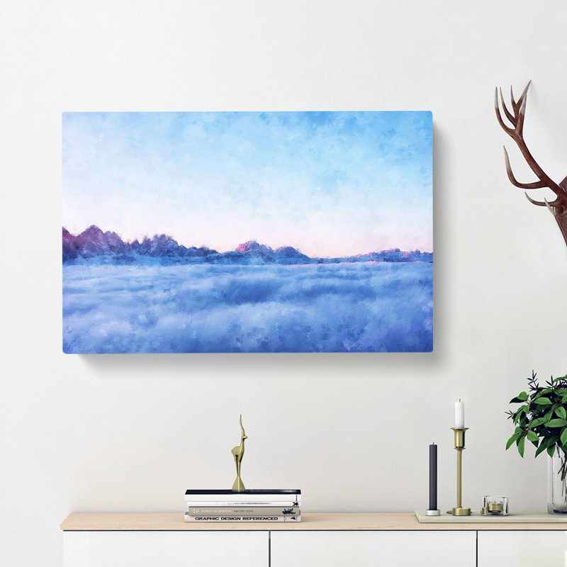 Mountains In Plose Italy - Wrapped Canvas Painting, 45cm H x 76cm W x 4cm D