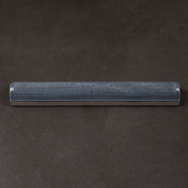 Deep Blue Glossy Ceramic Pencil Liner Tile Trim