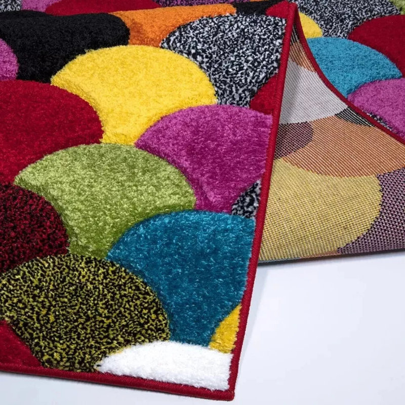 Scale Design Modern Polypropylene Rug & Runner – Easy Clean, Non-Slip, Soft Pile Floor Mat, Rectangle 120 x 170cm