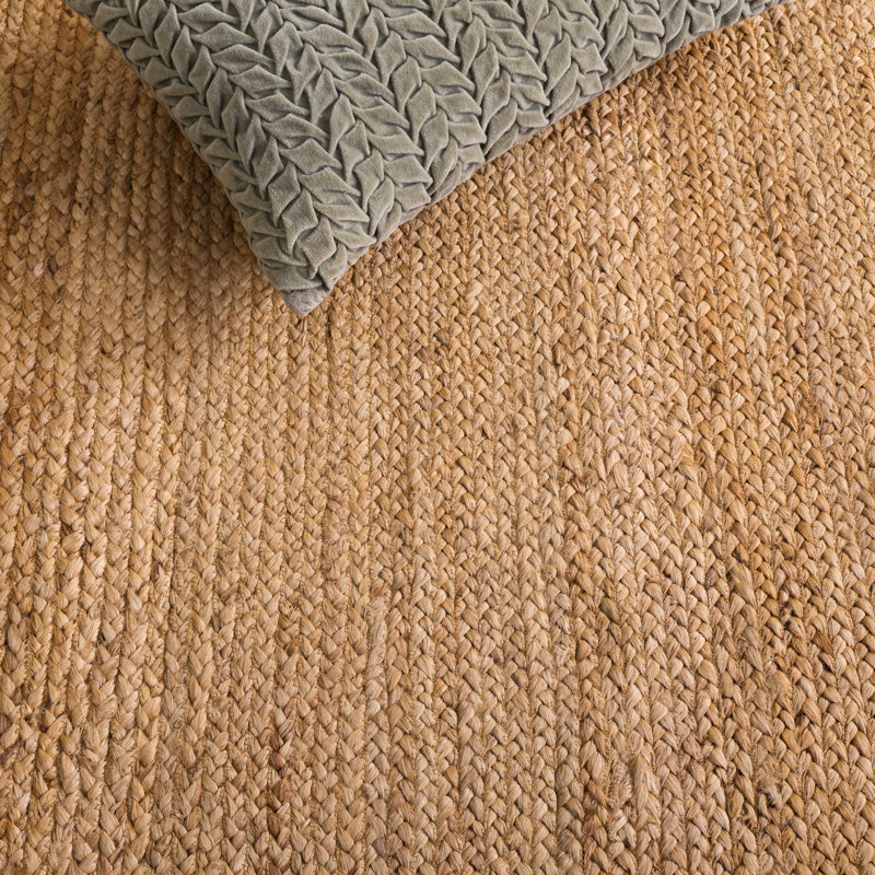 Tapis d'intérieur en jute tissé à la main Natural Fiber, Rectangulaire 3 pi x 5 pi
