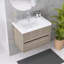 Ensemble de meuble-lavabo simple mural moderne 30 po avec lavabo en résine-1316793057-1316793062