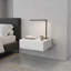 Table de chevet flottante murale avec tiroir Wrought Studio ™ Barcelona l 15,7 po-861995104
