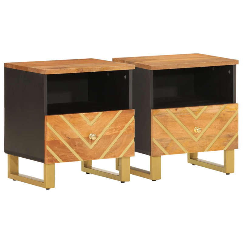Fillingham 40cm W Bedside Table