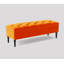 Alyana Wide Tufted Rectangle Ottoman Storage Bench - Upholstery Velvet Shoe Bench with Turned Wooden Legs-325840206-326681123