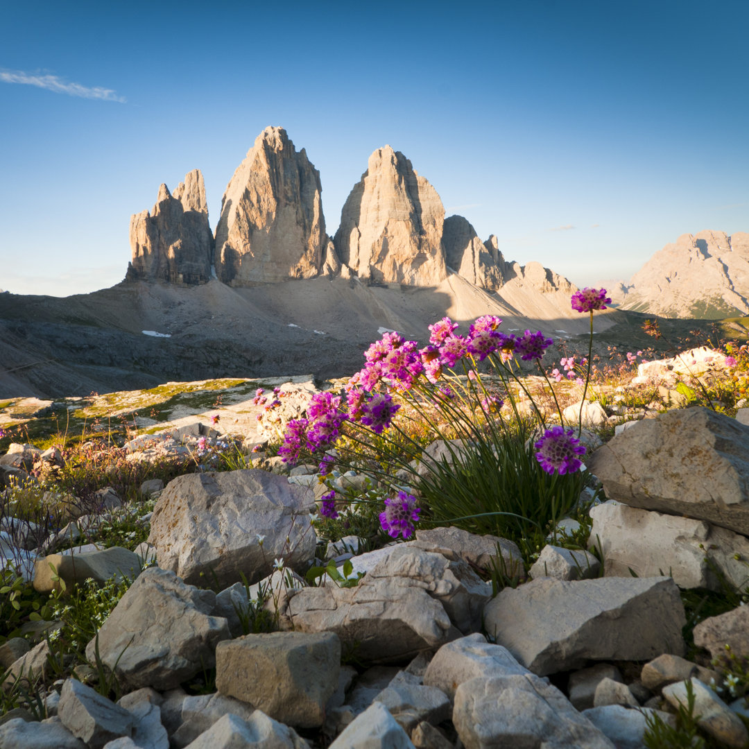 Three Peaks Of Lavaredo von Scacciamosche - Kunstdrucke auf Leinwand