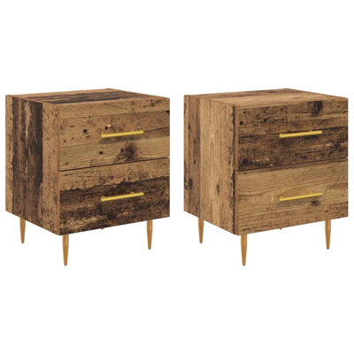 40cm W Manufactured Wood Bedside Table
