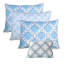 Microfiber Geometric Shapes Coverlet with Pillow Shams Included