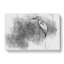 Stork Bird in Abstract - Wrapped Canvas Drawing - Wrapped Canvas-55338814