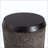 Braided Texture MGO Side Table with Vintage Trim