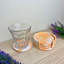 Stoneware Agate Ceramic Jute Leather Crystal Circle Round 4 Piece Coaster Set with Holder Set-96239371