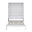 Lit escamotable double pleine grandeur avec tablettes de rangement intégrées-203354570-203354573