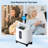 Household 2‑in‑1 Oxygen Concentrator, 1‑8L/min Adjustable Flow Oxygen Generator Quiet Home Oxygen Machine with Wheels&Full Accessory Pack for Home Care