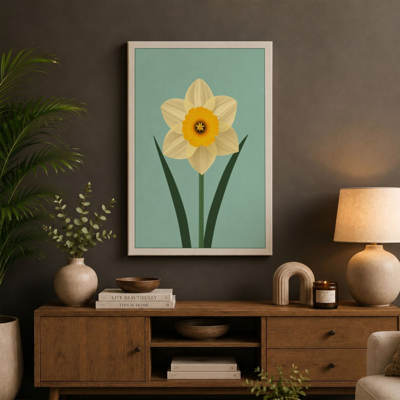Print, 36x24 - 91.4 x 61.0 cm, Teal Border