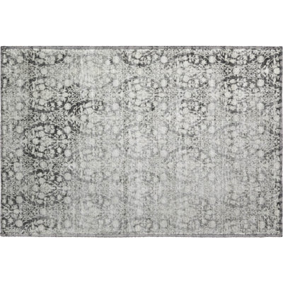 Premium Machine Washable Glanton AMF1231 Damask Rug