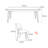 Luxury modern simple creative dining table sets-106325798