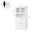 Armoire à thé et café noir Elegant | Porte en verre | Vaste espace de rangement | Multi-usage-98974192