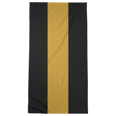 Jacksonville Throwback Football Stripes Bath Towel