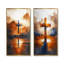 Minimalisme, rêve, croix chrétienne I - ensemble d'art mural 2 pièces-1535977791-1535977789-1535977786