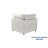 Upholstered 5 Piece Sectional Sofa Cloud Couch With Movable Ottoman-1996525938
