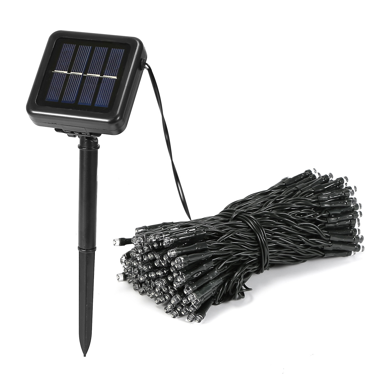 iMounTEK Black Solar Powered Integrated LED Metal Pathway Light | Wayfair