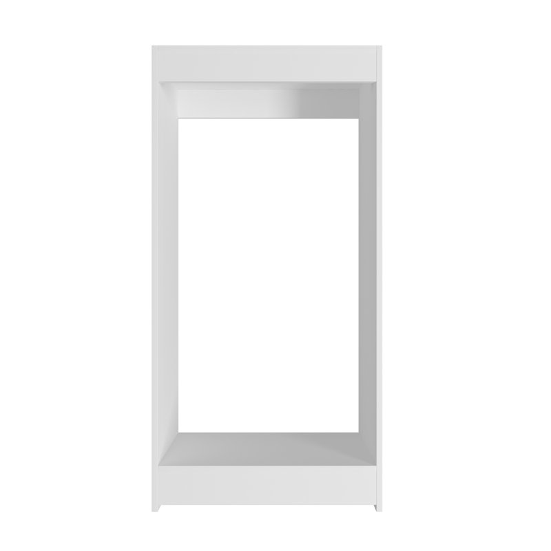 Double Hanging Closet Unit Closet System, White, 46" x 22.5" x 14"