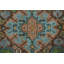 Tapis traditionnel rétro en laine vert 6 x 9