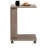 Modern Side Table, Light Walnut , 13.8 x 25.6 x 17.7 inches | 100% Melamine Coated Particle Board, Thickness: 0.6 inches | Scandinavian Design for Living Room & Bedroom, Stylish & Functional Furniture-726836316