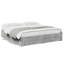 Vidaxl Bed Frame With Drawers Concrete Grey-533798020