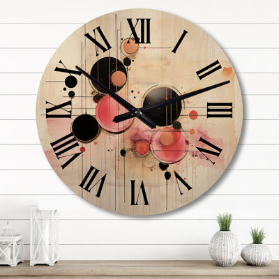 Horloge murale surdimensionnée synchronisée Elegant Vintage