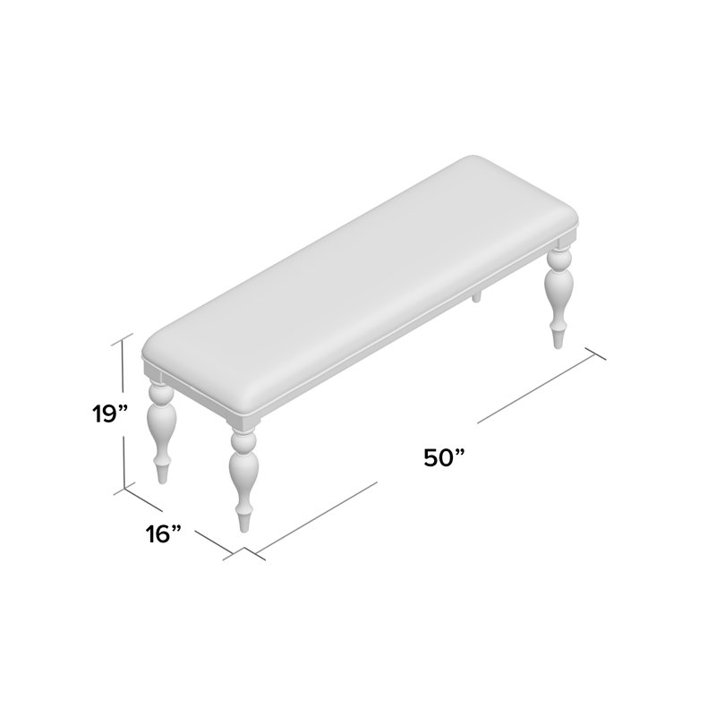 Cato Linen Upholstered Bench