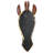 Tribal-Style Giraffe Mask Wall Sculpture
