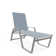 Holna Outdoor Rust-Resistant Metal Chaise Lounge