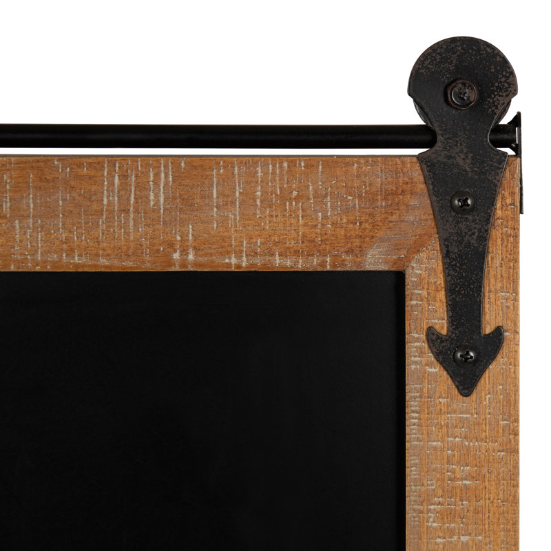 Dayanah Chalkboard, Rustic Brown