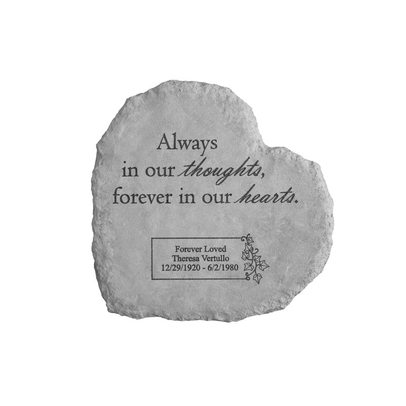 Weather Resistant Concrete Garden Stone, Yes