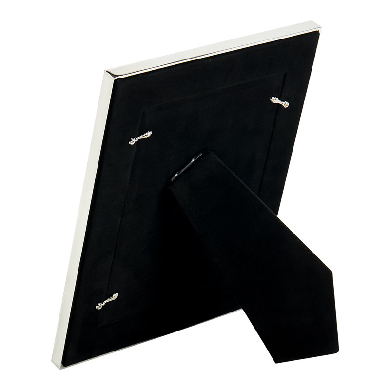 Nilde Silver Metal Picture Frame with Mat