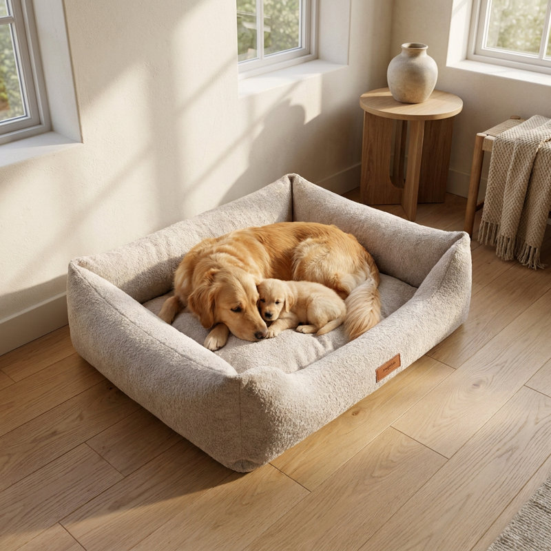 Lit pour chien LuxePaws, 29.5" W, Green