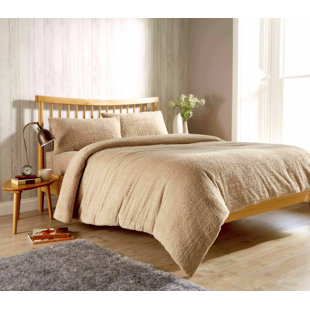 Polyester No Pattern Duvet Cover Set with Pillowcases