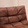 71" Convertible Faux Leather Futon Twin Size with Adjustable Arms