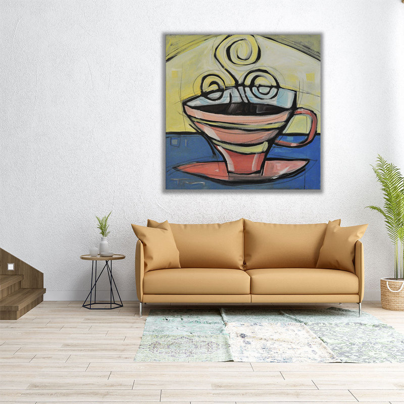 «Coffee Cup 4», reproduction d'art sur toile, H 24 po x l 24 po