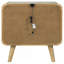 Table de chevet 2 tiroirs Ash