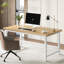 Bureau d'ordinateur moderne, grand bureau de 47,2 po, bureau d'ordinateur, bureau d'écriture pour bureau personnel, naturel-1653152075-1653152074