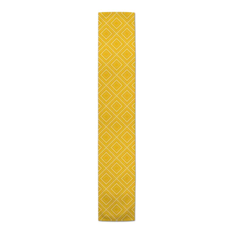 Chemin de table Auric, 90 po x 16 po, Jaune