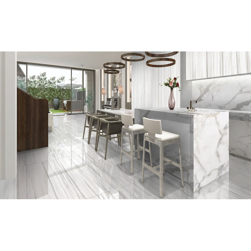 Carreau de marbre et de sol en marbre 60 po x 60 po Marble
